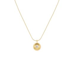 Rosefield JNBCG-J1206 Bold Solitary Coin Damen Halskette