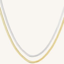 Rosefield - Halskette, 41+4CM, Zweifarbig