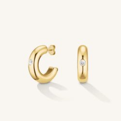 Rosefield - Creolen, One Size, Goldfarben