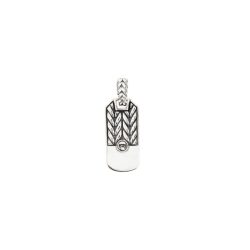 Buddha to Buddha 001J091070100 Barbara Tag Pendant Silver Herren Anhänger