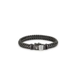 Buddha to Buddha 001K01070B2 Ben XS Bracelet Black Rhodium Silver Herren Armband