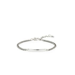 Buddha to Buddha 001J0190701 Mini Essential Bar Silver Herren Armband
