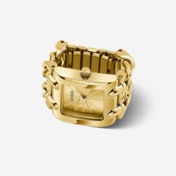 Guess - Analoguhr, Ring Watch Mod Heavy Metal, 18mm, Gelb