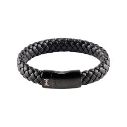 AZE Jewellery AJ-BL402-B Iron Jack Black-on-Black Junior Armband