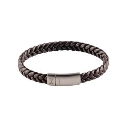 AZE Jewellery AJ-BL403-B Signle Flat String Brown Junior Armband