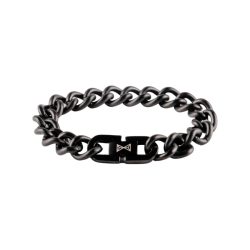 AZE Jewellery AJ-BM401-B Gourmette Satin - Noir Junior Armband