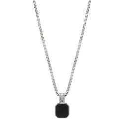 AZE Jewellery AZ-NL010-A Rolo Onyx Rocks Herren Halskette