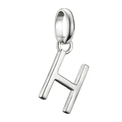 THOMAS SABO - Charm-Anhänger Buchstabe H, One Size, Silber