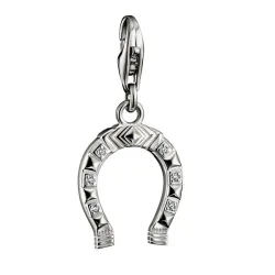 THOMAS SABO, THOMAS SABO - anhänger Charm Western Hufeisen Original, One Size, Silber