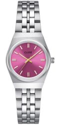 CLUSE - Analoguhr, Retro 70's, 23mm, Silber