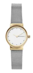 Skagen Uhr Freja Milanaise Edelstahl Bicolor