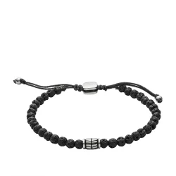 Fossil Jewels Fossil Herren Armband Black Semi-Precious