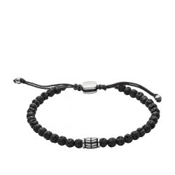 Fossil Jewels Fossil Herren Armband Black Semi-Precious