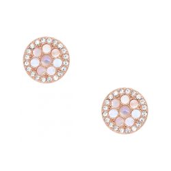 Fossil Jewels Fossil Damen Ohrstecker Disc Mother-of-Pearl