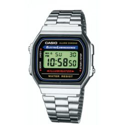 Casio Collection Retro Grau Silber A168Wa-1Yes