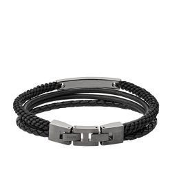 Fossil - Armband, Vintage Casual, 19.5CM, Black