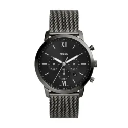 Fossil - Chronograph Uhr, Neutra Chrono, 44mm, Black