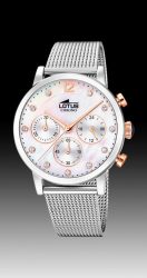 LOTUS - Chronograph Uhr, Trendy, 37mm, Silber