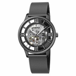 Festina - Automatikuhr, Automatique, 42mm, Anthrazit