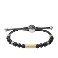 Diesel - Armband, Beads, 25cm, Black