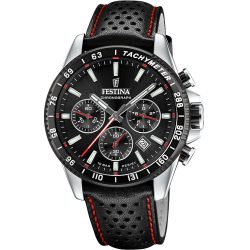 Festina - Chronograph Uhr, Timeless Chrono, 45mm, Black