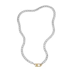 Diesel - Halskette, 60 cm, Silber