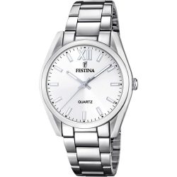 Festina - Analoguhr, Alegria, 36mm, Silber