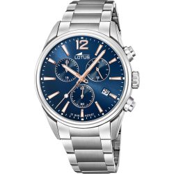 LOTUS - Chronograph Uhr, 42mm, Silber
