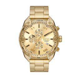Diesel - Chronograph Uhr, Spiked, 49mm, Gold