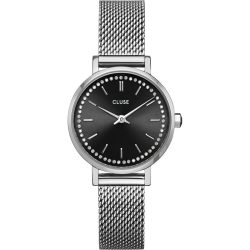 Cluse CW10502 Boho Chic Petite Mesh Crystals Black/Silver