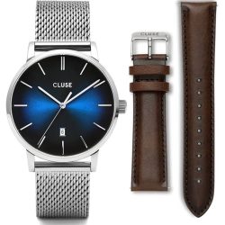 Cluse CG20901 Aravis Mesh Silver Gift Box