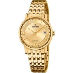 Festina Swiss Made F20021/2 Sapphire Champagne Damenuhr