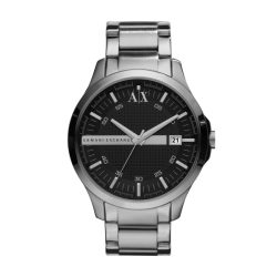 Armani Exchange Uhr 3-Zeiger-Werk Datum Edelstahl