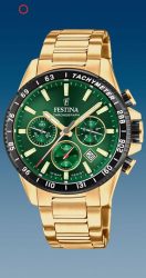 Festina - Chronograph Uhr, 45mm, Gold