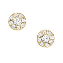 Fossil - Ohrstecker, Jewelry, 7mm, Gold