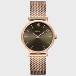 CLUSE - Analoguhr, Minuit, 33mm, Roségold