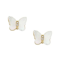 Fossil - Ohrstecker, Jewelry, 7mm, Gold