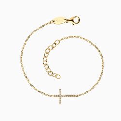 Engelsrufer - Armband, Kreuz, 17+3CM, Gold