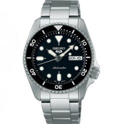 Seiko - Automatikuhr,  5 Sports, 38mm, Silber