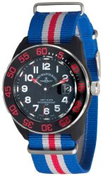 Zeno Watch Basel Diver Look H3 Teflon 6594Q-a17-Nato-43 Herren