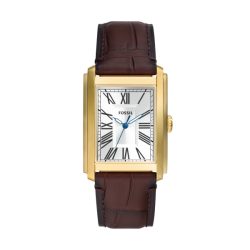 Fossil - Analoguhr, Carraway, 30mm, Braun