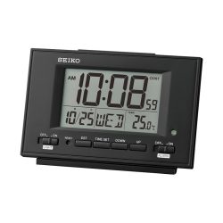 Seiko QHL075K LCD-Wecker