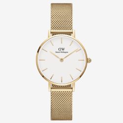 Daniel Wellington DW00100350 Petite Evergold Damenuhr