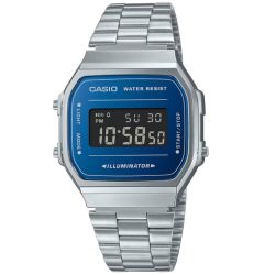 CASIO - Digitaluhr, Vintage Iconic, 38.5MM, Silber