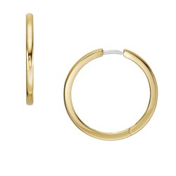 Fossil - Ohrringe, Jewelry, 25mm, Gold