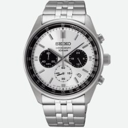 Seiko - Chronograph Uhr, 42mm, Silber