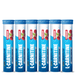 L-Carnitine - 6x 20 Brausetabletten - Raspberry Flavouring