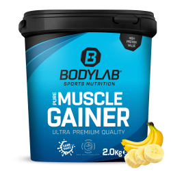 Pure Muscle Gainer - 2000g - Banane