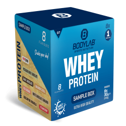 Whey Protein Probierbox 7 (8 Proben je 30g)