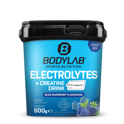Electrolytes + Creatine Drink - 500g - Blue Raspberry Flavouring